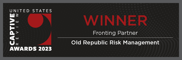 United States Captive Review Awards 2023 - Winner, Fronting Partner, Old Republic Risk Management