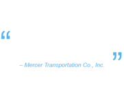 Testimonial - Mercer Transportation Co.