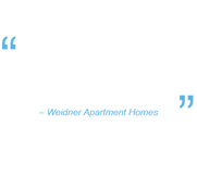 Testimonial - Weidner Apartment Homes