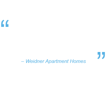 Testimonial - Weidner Apartment Homes